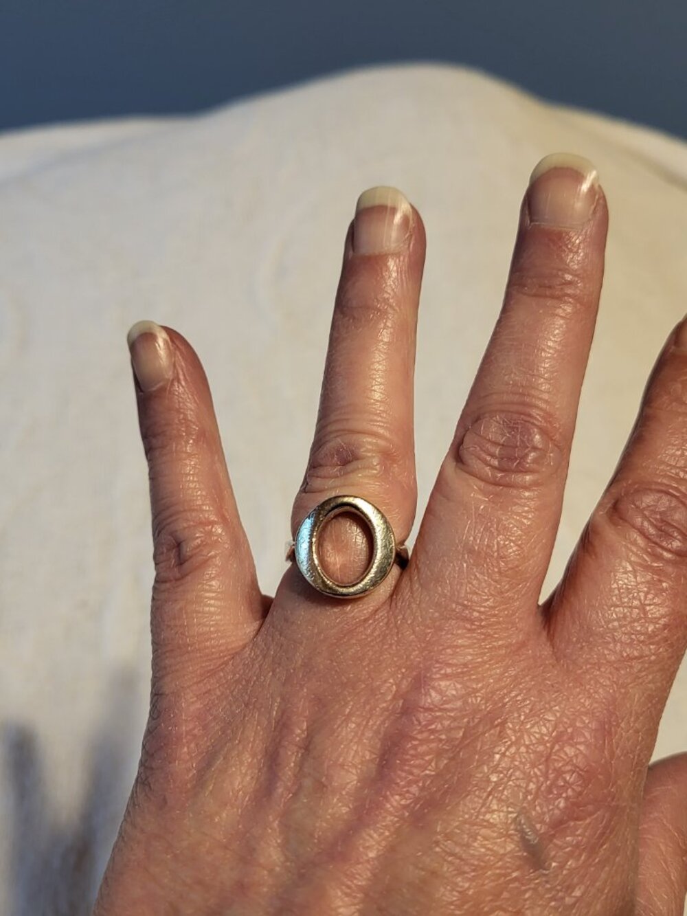 John Atencio Sterling Silver Modern Ring – Size 6.75 – Designer